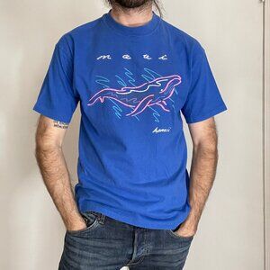 Vintage Maui Hawaii Single Stitch Graphic T Shirt Mens XL- Tourist 80s 90s Blue